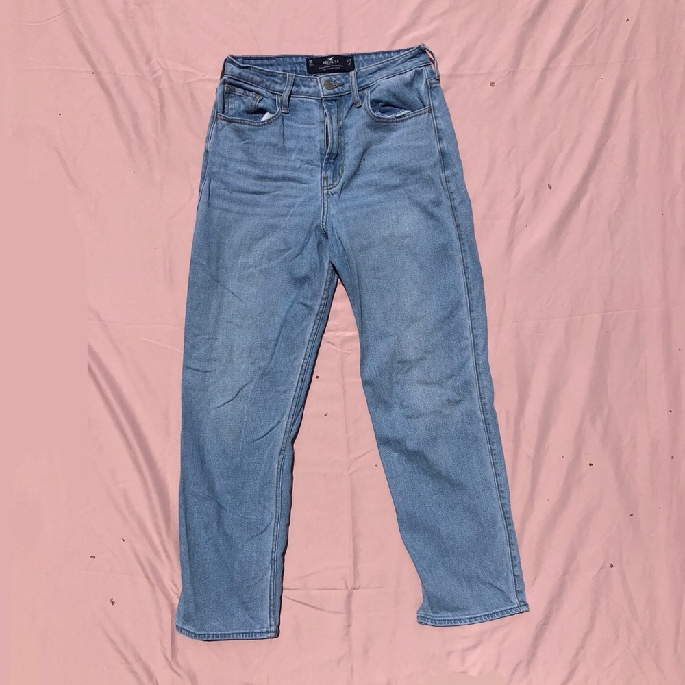 ultra high rise vintage straight jeans